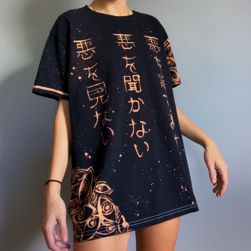 Custom Bleach Dyed Tee
